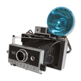 Polaroid 250 pro model complete