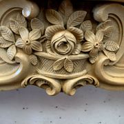 Louis XV style fireplace in natural stone XX century