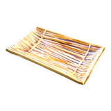 Ravier Glazed ceramic straw effect 1950