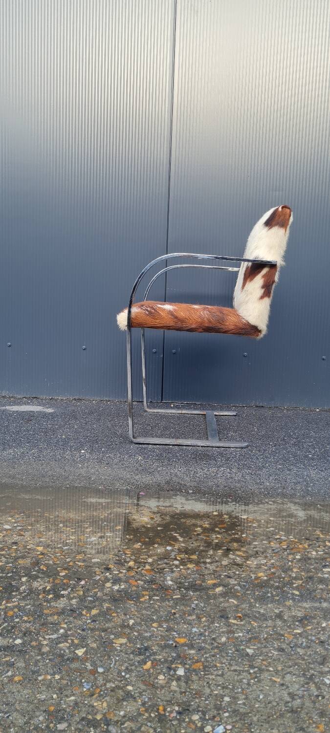 Brno flat bar armchair by ludwig mies van der rohe