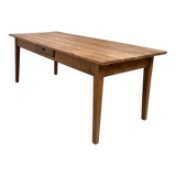 1950s farmhouse table, oak and pine