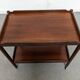 Rosewood serving table on wheels by Opal Möbel from the 60s/70s