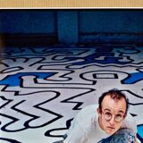 Keith Haring au Palladium - New-York 1985 Photo : Bernard Gotfryd