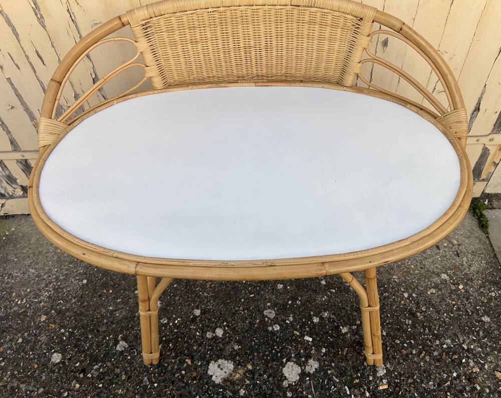 Anne bamboo dressing table vintage, 1960s