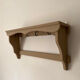 Antique wooden wall shelf