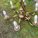 Bronze chandelier 6 branches