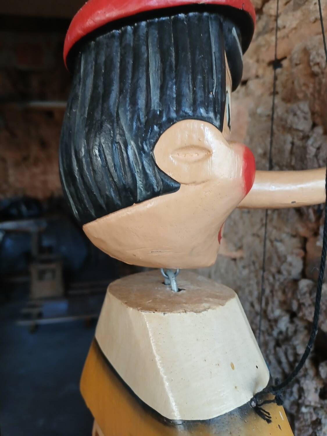 Pinocchio wooden puppet
