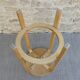 High wooden tabouret