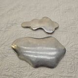 Aluminum sculpture by Paul Oudet for Claude de Muzac