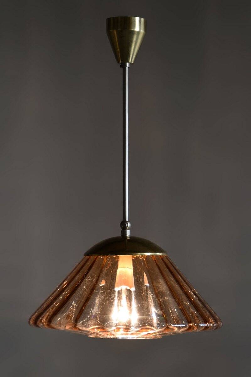 Mid-Century Modern Pendant Light by Kamenický Šenov, Czech, 1960s