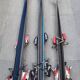 3 pairs of vintage skis: Rossignol Strato, ST 650 & Fischer.