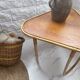 Small banbou tripod table from the 70s