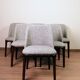 Ensemble de 6 chaises de salle à manger modernes rembourrées