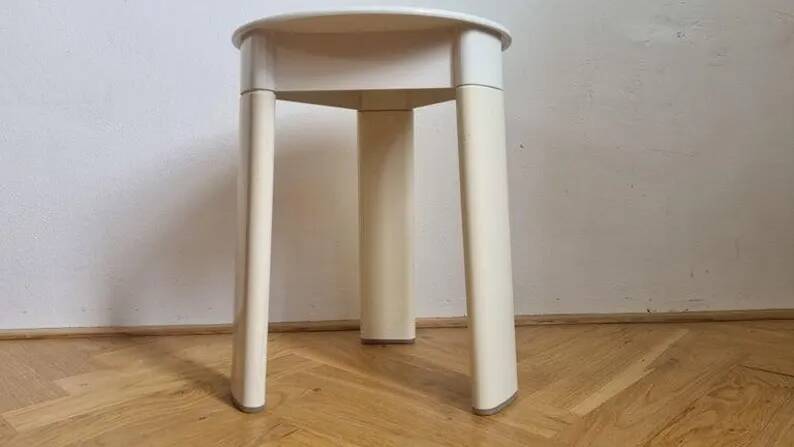 Midcentury Stool or Side Table Trio, Olaf Von Bohr for Gedy, Italy, 1970s