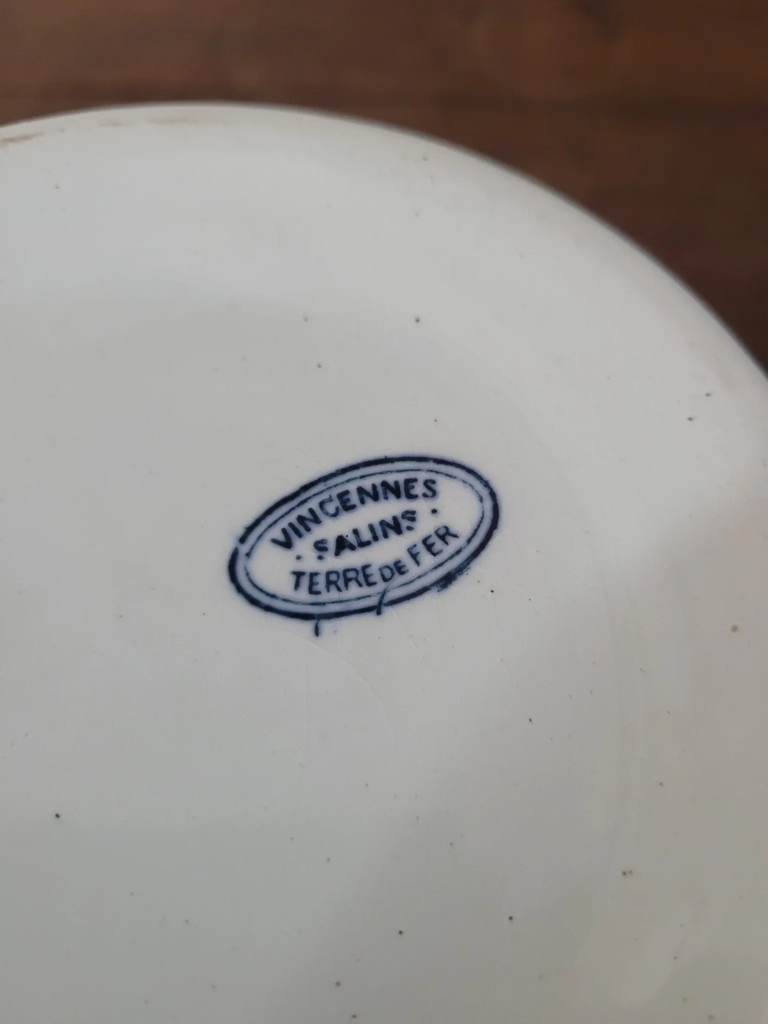 Ironstone soup tureen Vincennes Salins