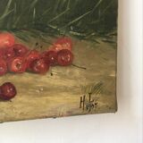 Oil on canvas signed 1905