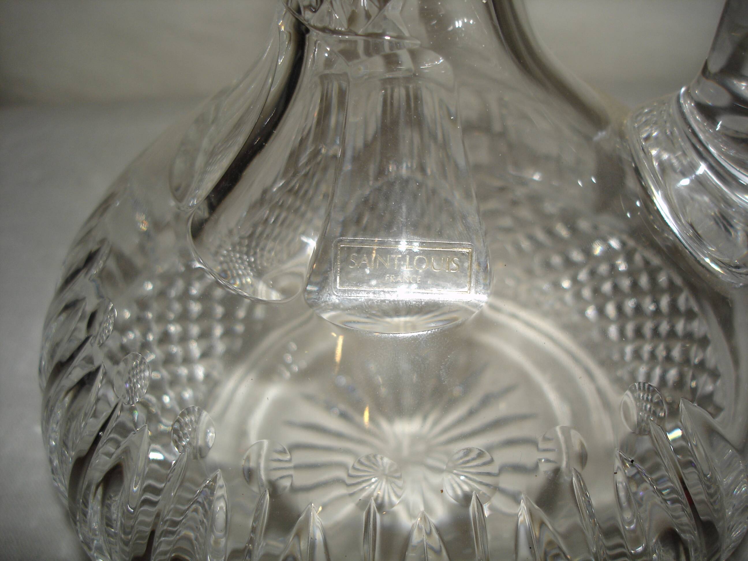 Saint louis tommy crystal decant carafe - 30 cm