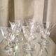 Suite de 5 verres a vin rouge modele jersey cristal de st louis