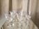 Suite of 5 glasses of red wine model jersey crystal of st louis