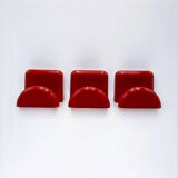 Set of 3 Wall Hooks by Castiglioni Gaviraghi & Lanza for Bilumen