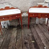 Pair of toilet tables