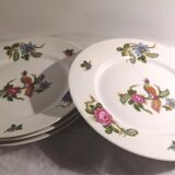 4 flat plates W. Guerin Limoges
