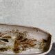 60s ceramic potter oval dish