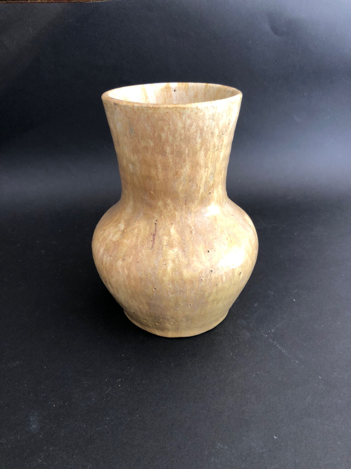 Small stoneware vintah vase