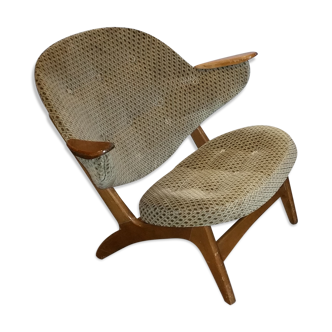 Fauteuil Model 33 de Carl Edward Matthes vintage années 50