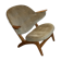 Fauteuil Model 33 de Carl Edward Matthes vintage années 50