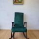 Chaise à bascule vintage des années 50.