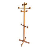 Vintage coat stand in pinewood Denmark 1960s