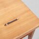 Table de repas extensible en acajou blond