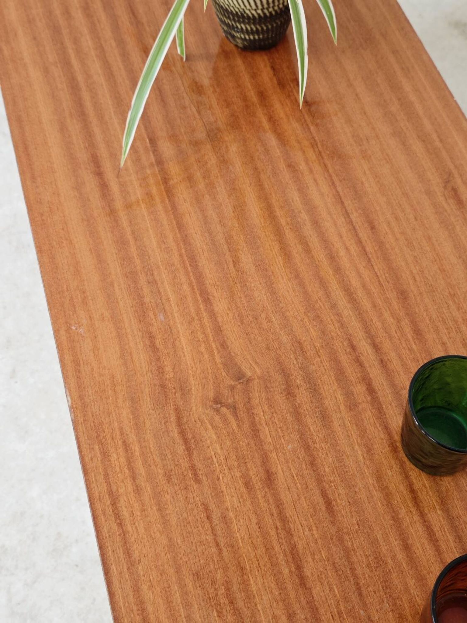 Metal and wood coffee table, former Czechoslovakia 1970