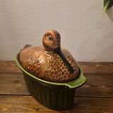 Terrine foie gras majolique