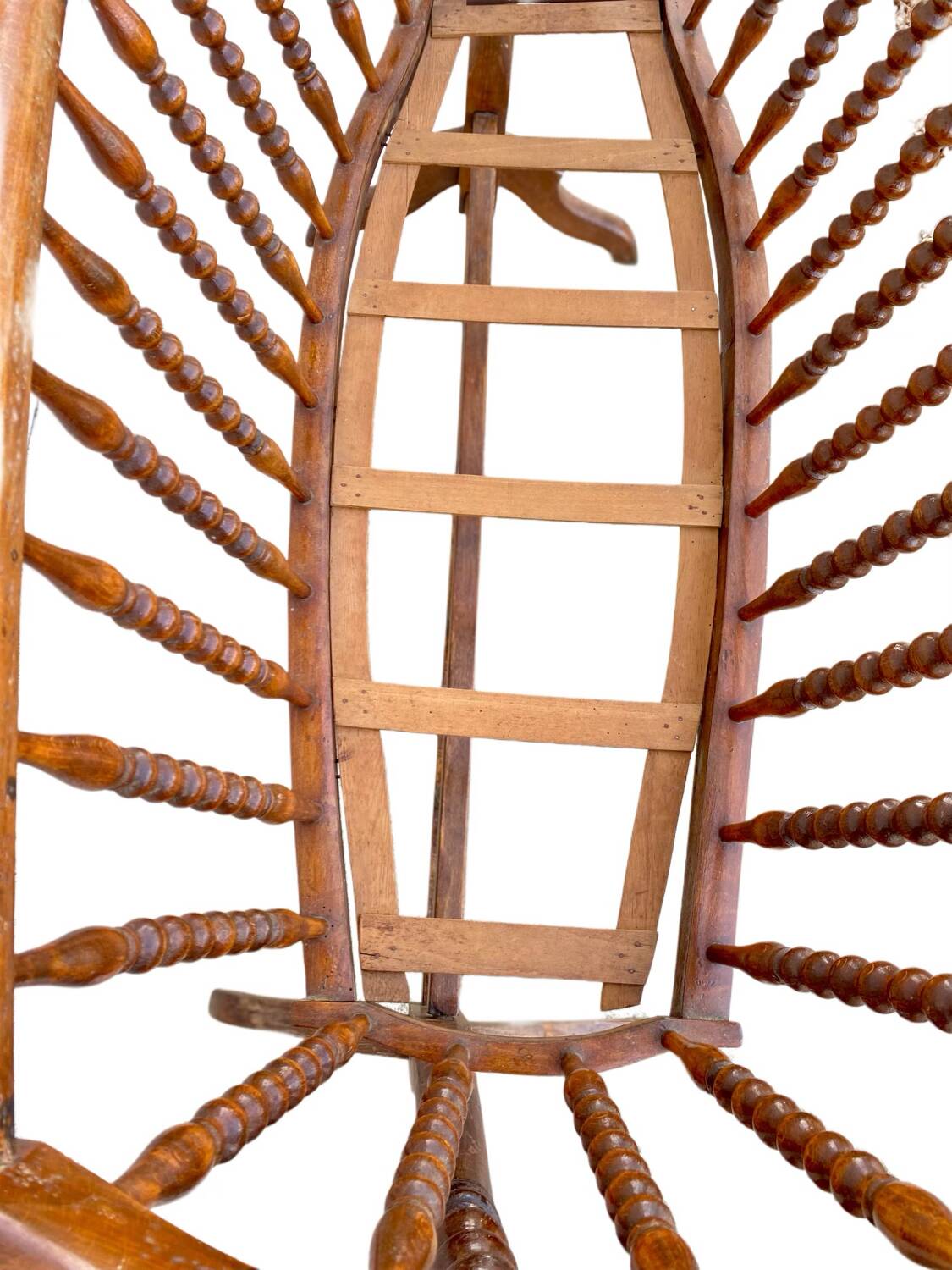 Antique wooden cradle