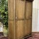 Oak wardrobe with sliding doors from the 1930s.