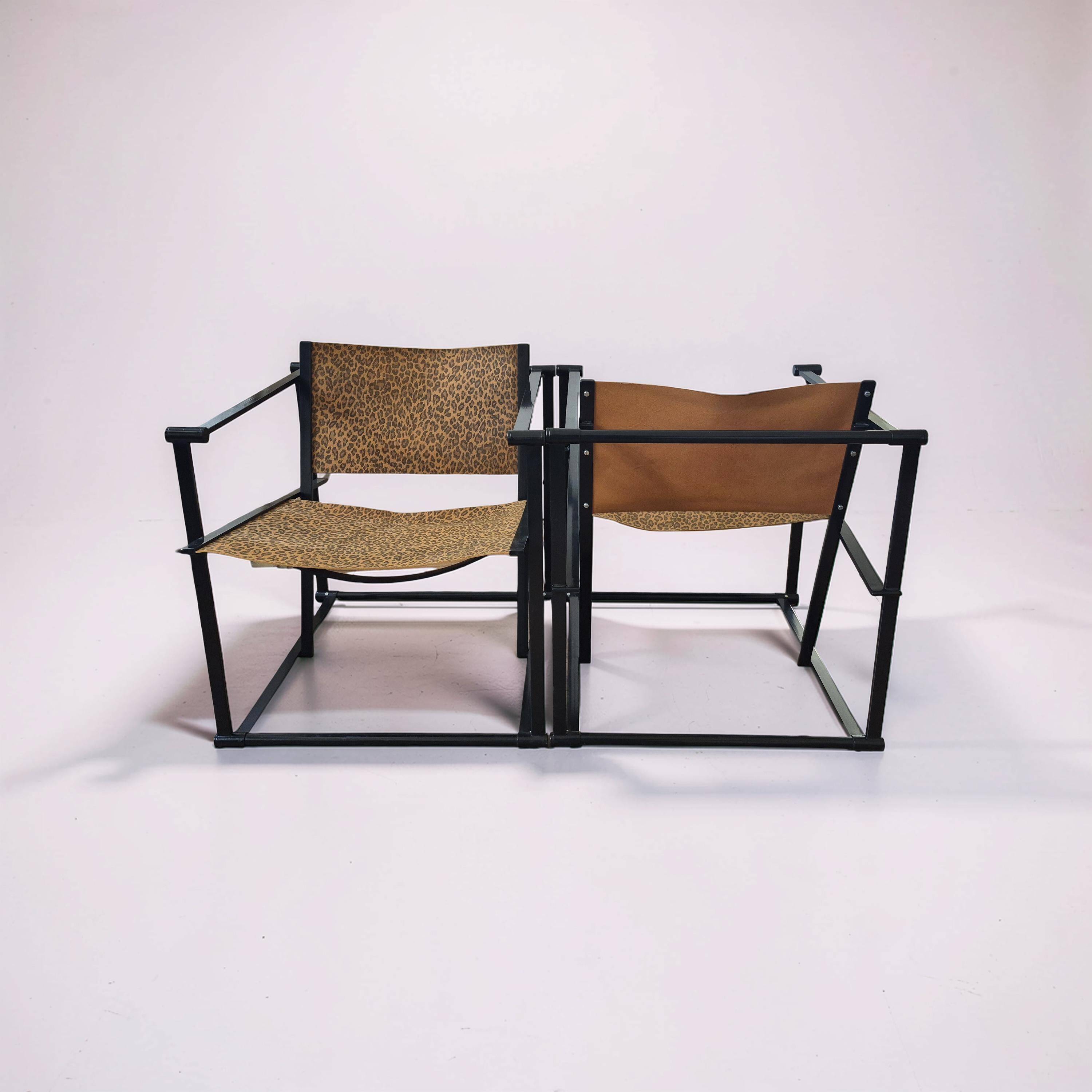 Ensemble de 2 fauteuils FM60 par Radboud Van Beekum, Pays-Bas 1980