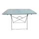 Old folding iron garden table