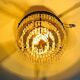 Vintage 50s Neoclassical Style Cascade Ceiling Light