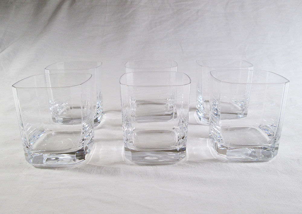 6 vintage whisky glasses in Arques crystal