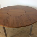 Table à manger en bois de rose du milieu du siècle par Merrow Associates