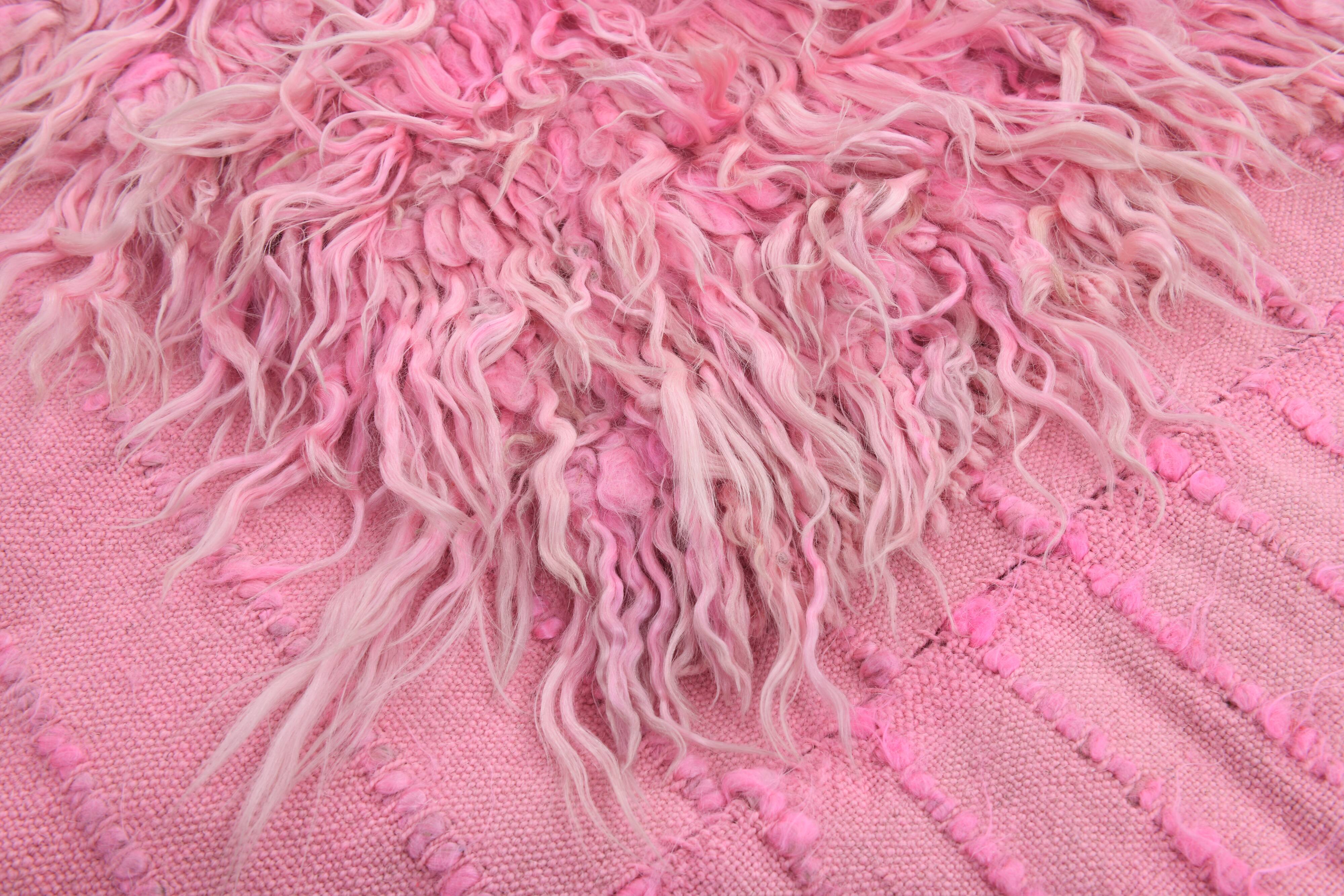 8x11 dusty pink anatolian vintage rug,243x334cm