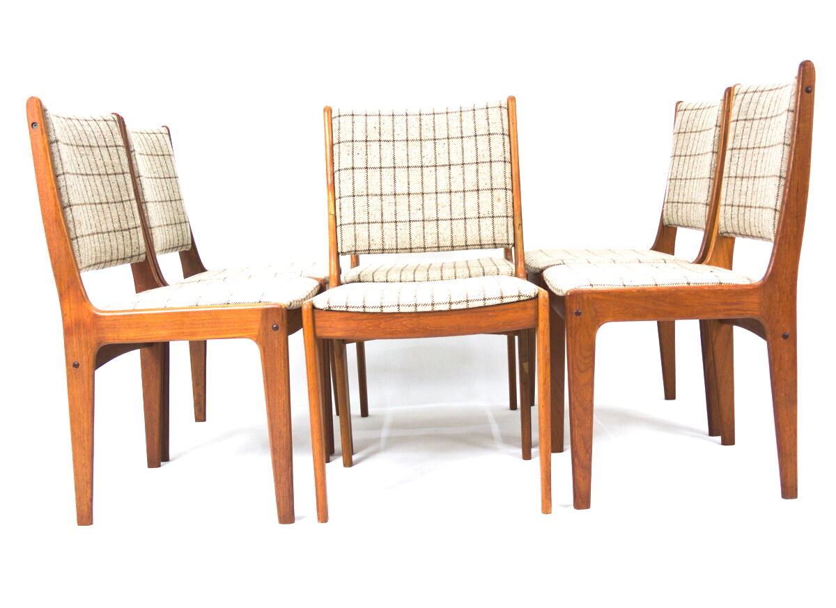 Set of 6 teak chairs - IMHA -