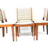 Set of 6 teak chairs - IMHA -