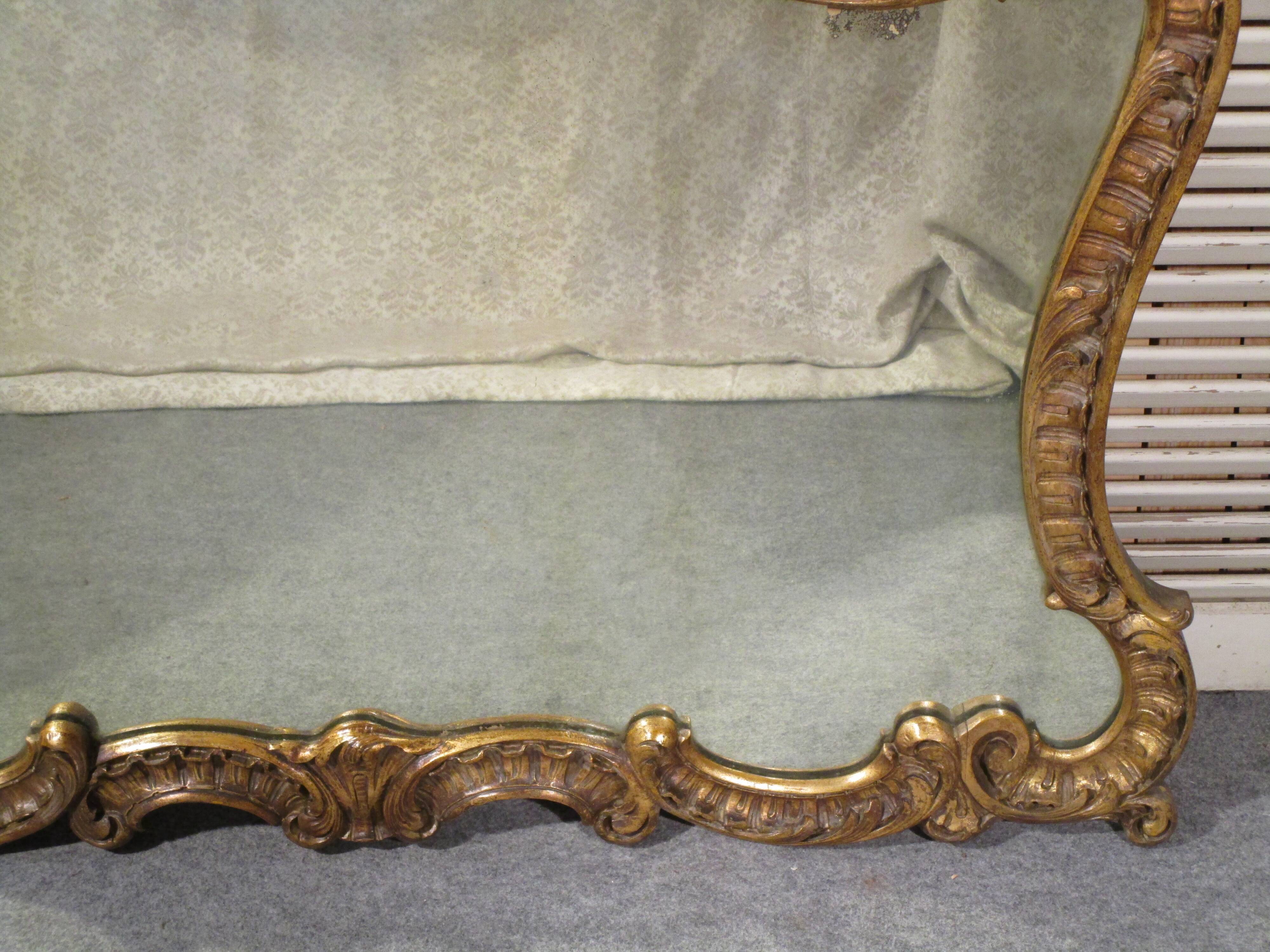 Mirror golden era woods 19eme - 122x96cm