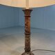 Set of 2 large marble table lamps 1970's