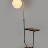 Lampadaire Art Déco Bauhaus restauré par Jindrich Halabala, 1940s