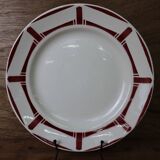Ancien plat rond Badonviller modèle 'Louise'