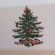 Cake dish, christmas decor